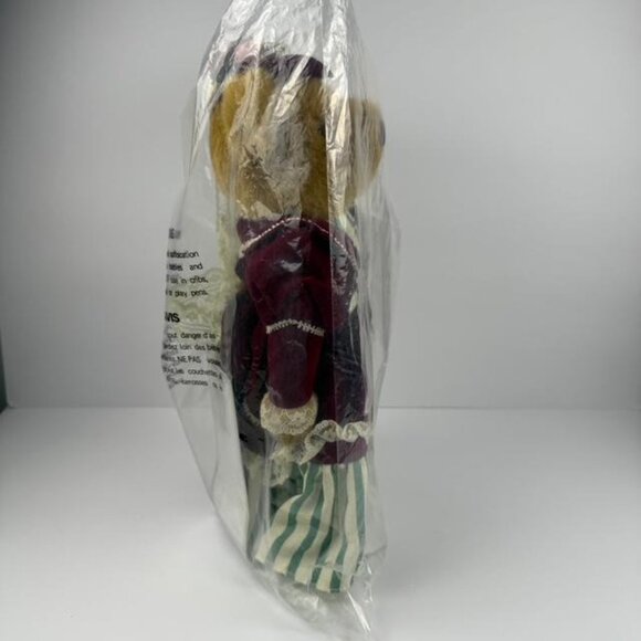 Vintage 1990s Avon Victorian Teddy Bear - New in Bag with Certificate With Stand - Picture 9 of 10
